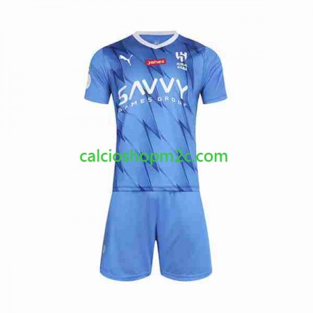Al Hilal Bambino Maglia Prima 2023/2024 Manica Corta (+ Pantaloncini)